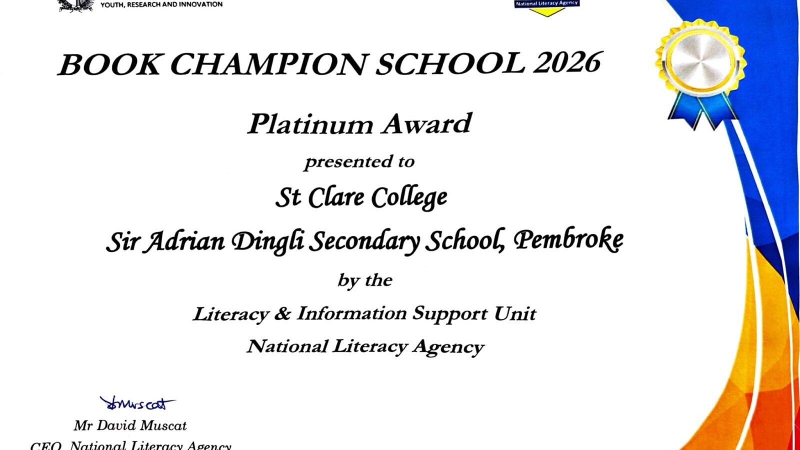 Platinum Award Library Platinum Award Library